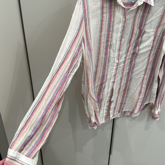 RAILS BUTTON DOWN BLOUSE SMALL - Picture 4 of 5